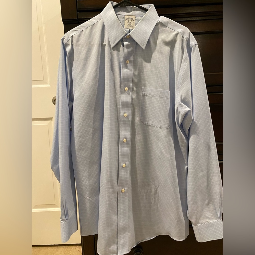 Brooks Brothers Dress Shirt Slim Fit Size 16 4/5